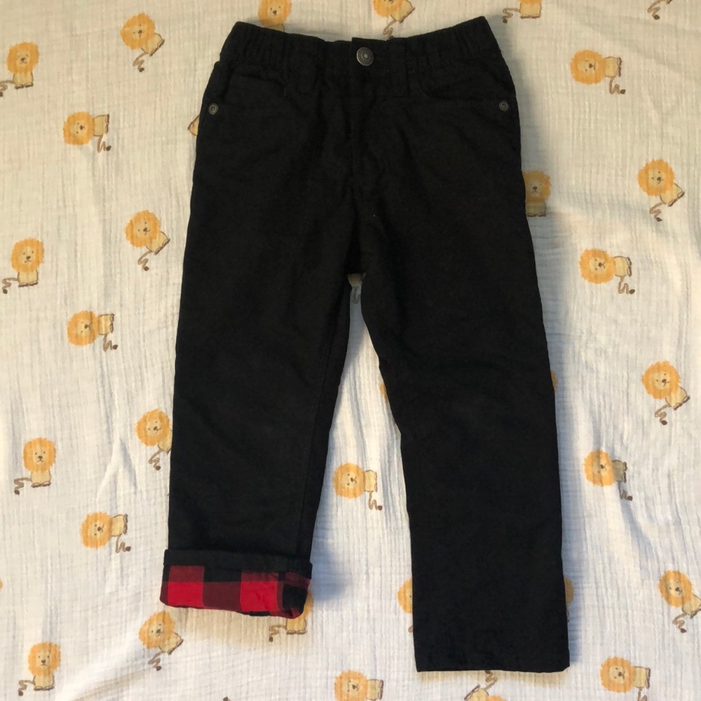 Old Navy Buffalo Plaid Lined Pants